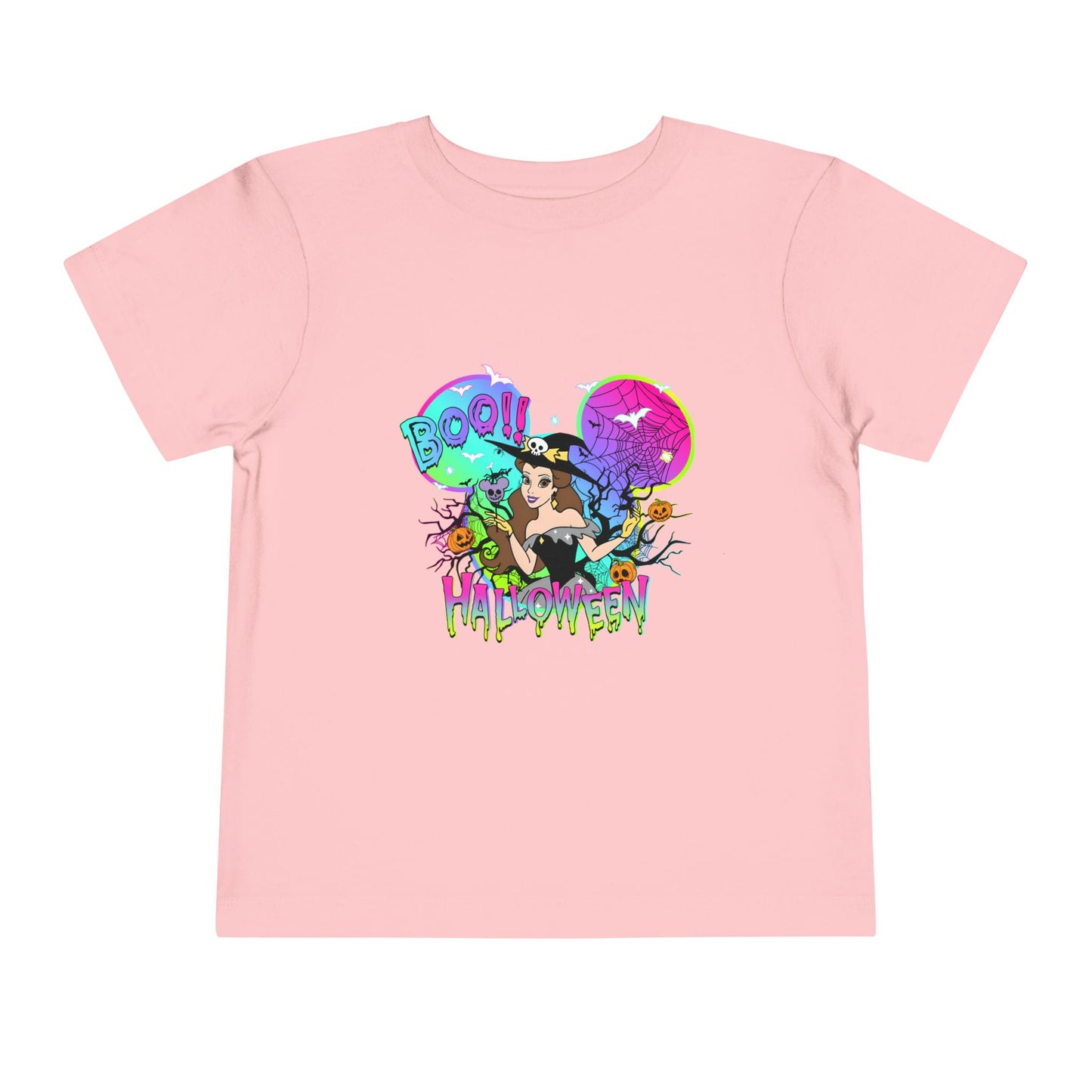 Belle Boo! Halloween Toddler Short Sleeve Tee
