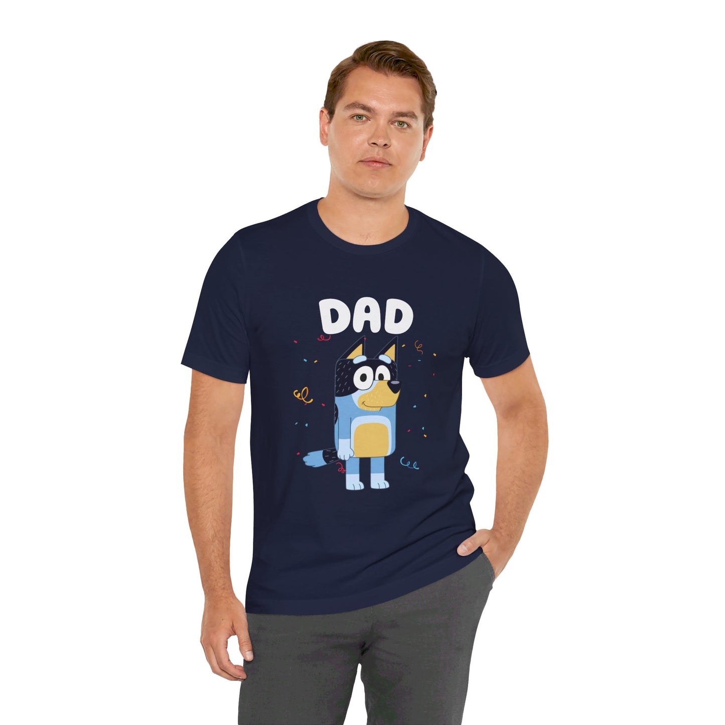 Dad Bluey Birthday Short sleeve Tshirt