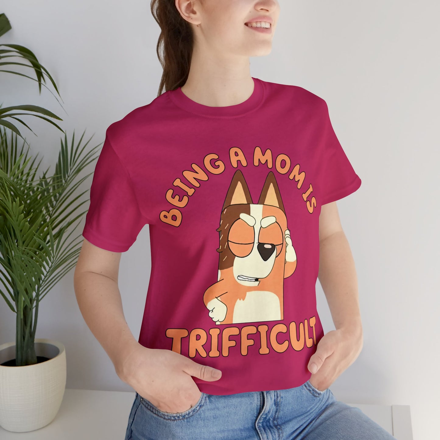 Being a Mom is Trifficult Short Sleeve Tshirt