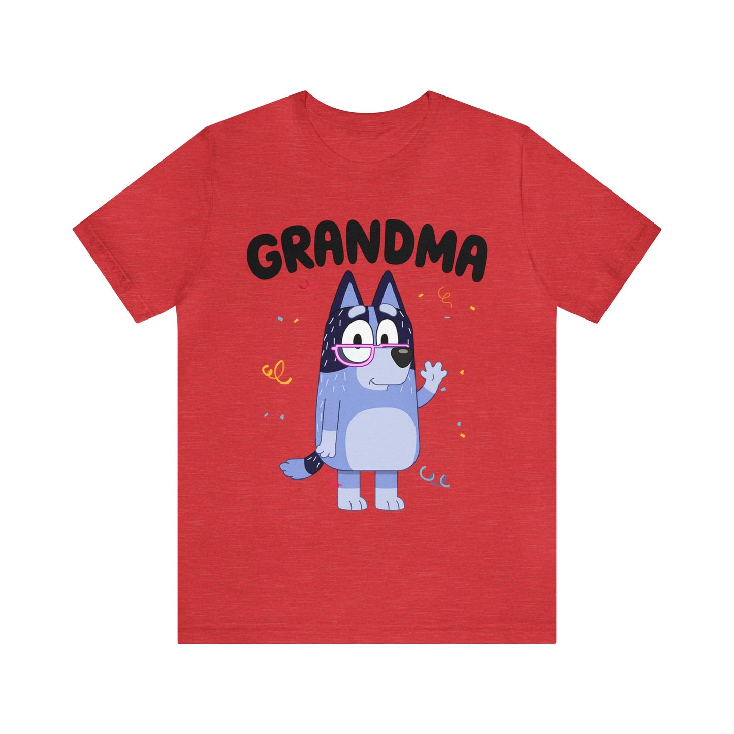 Grandma Bluey Birthday short sleeve Tshirt