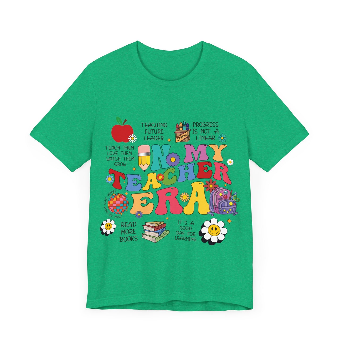 In My Teacher Era Jersey Short Sleeve Tee