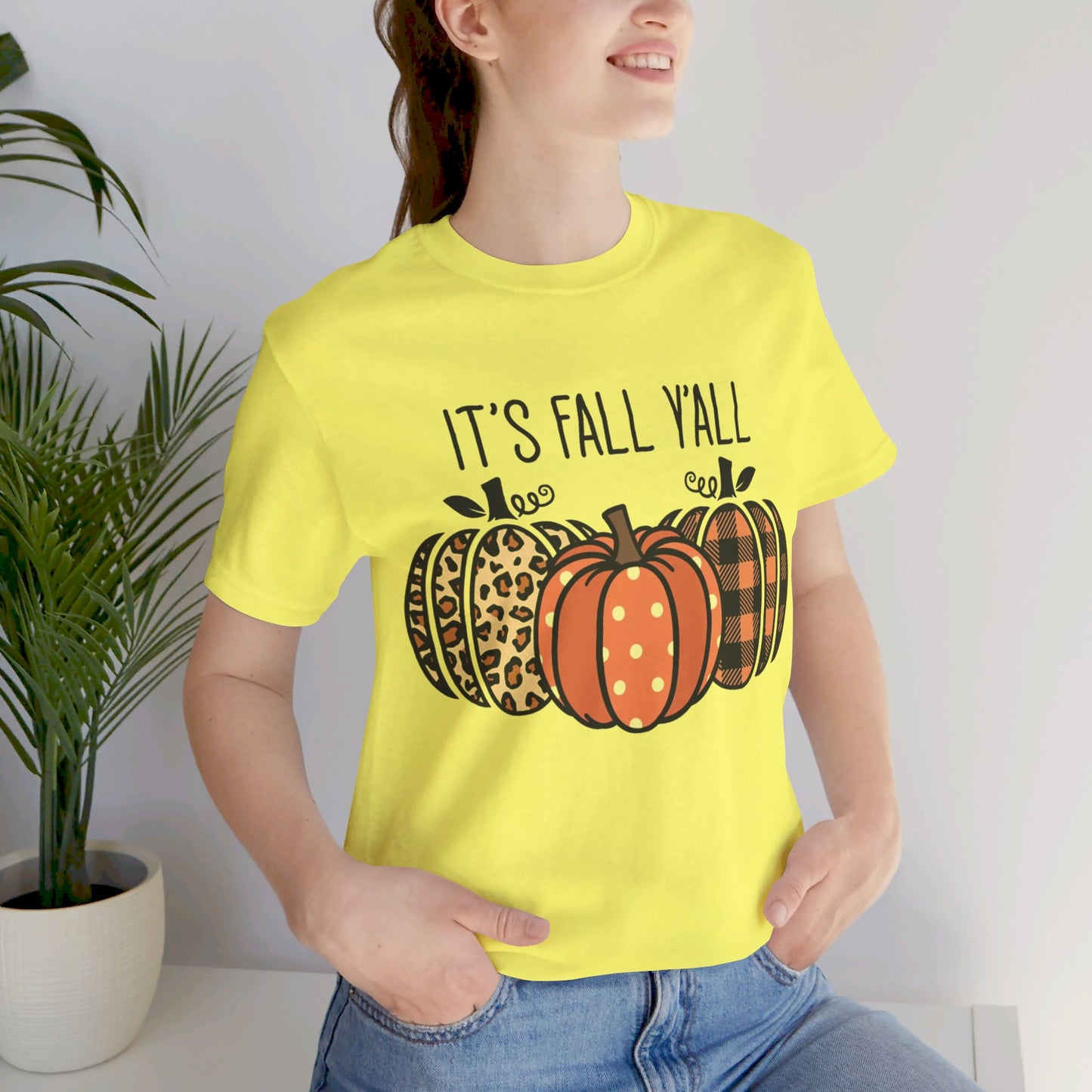 It's Fall Ya'll Jersey Short Sleeve Tee