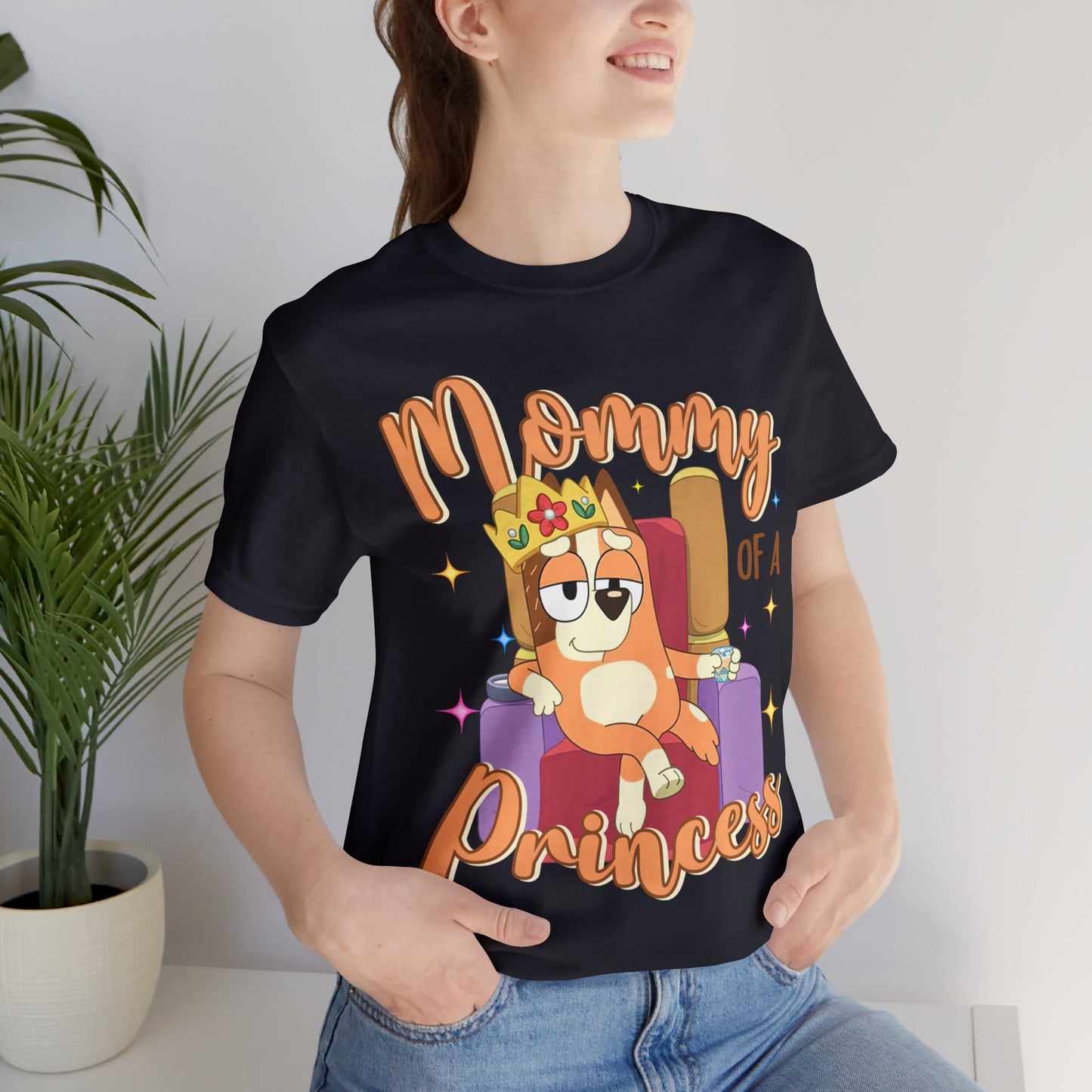 Mommy of a Princess Short Sleeve Tshirt