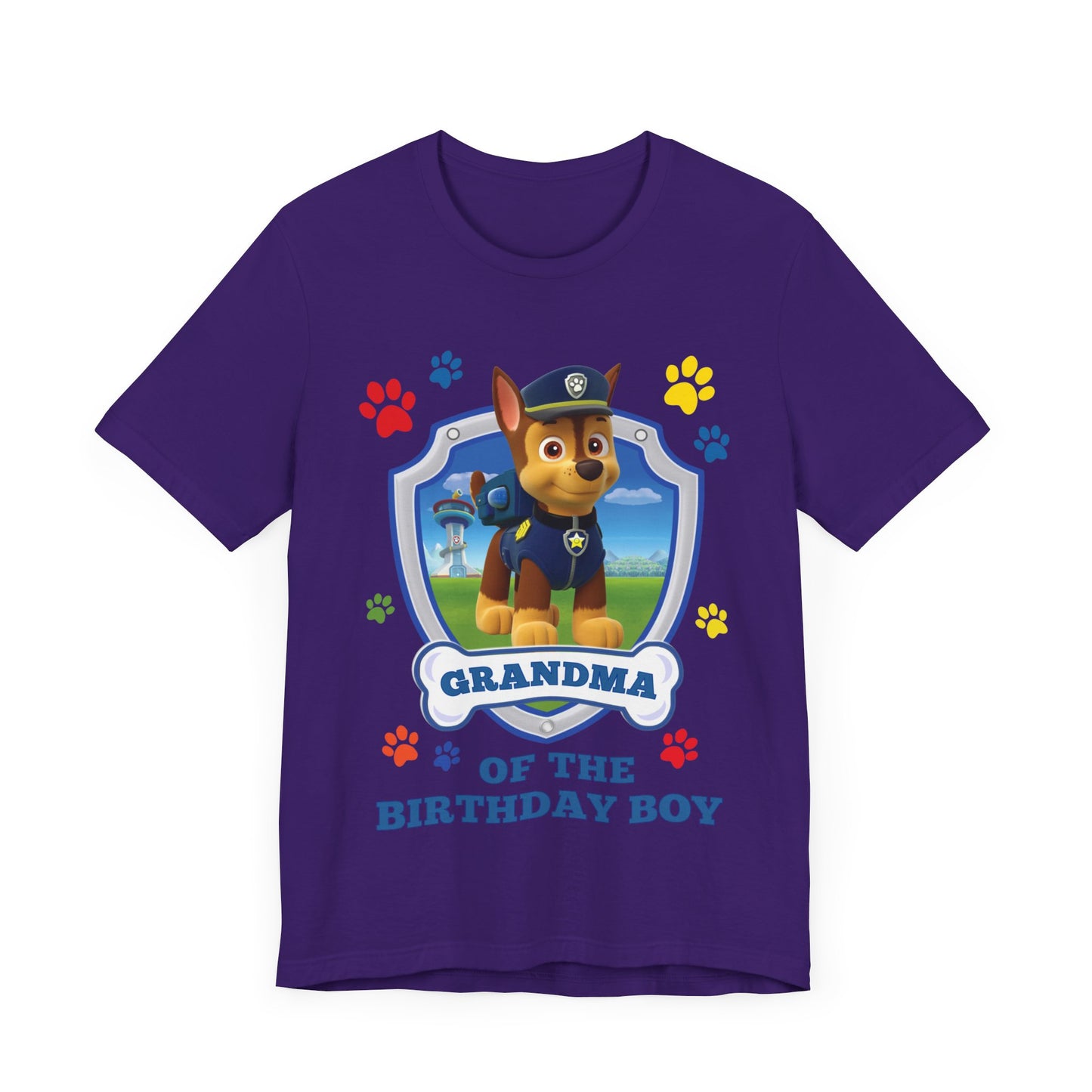 Grandma of the Birthday Boy Jersey Short Sleeve Tee