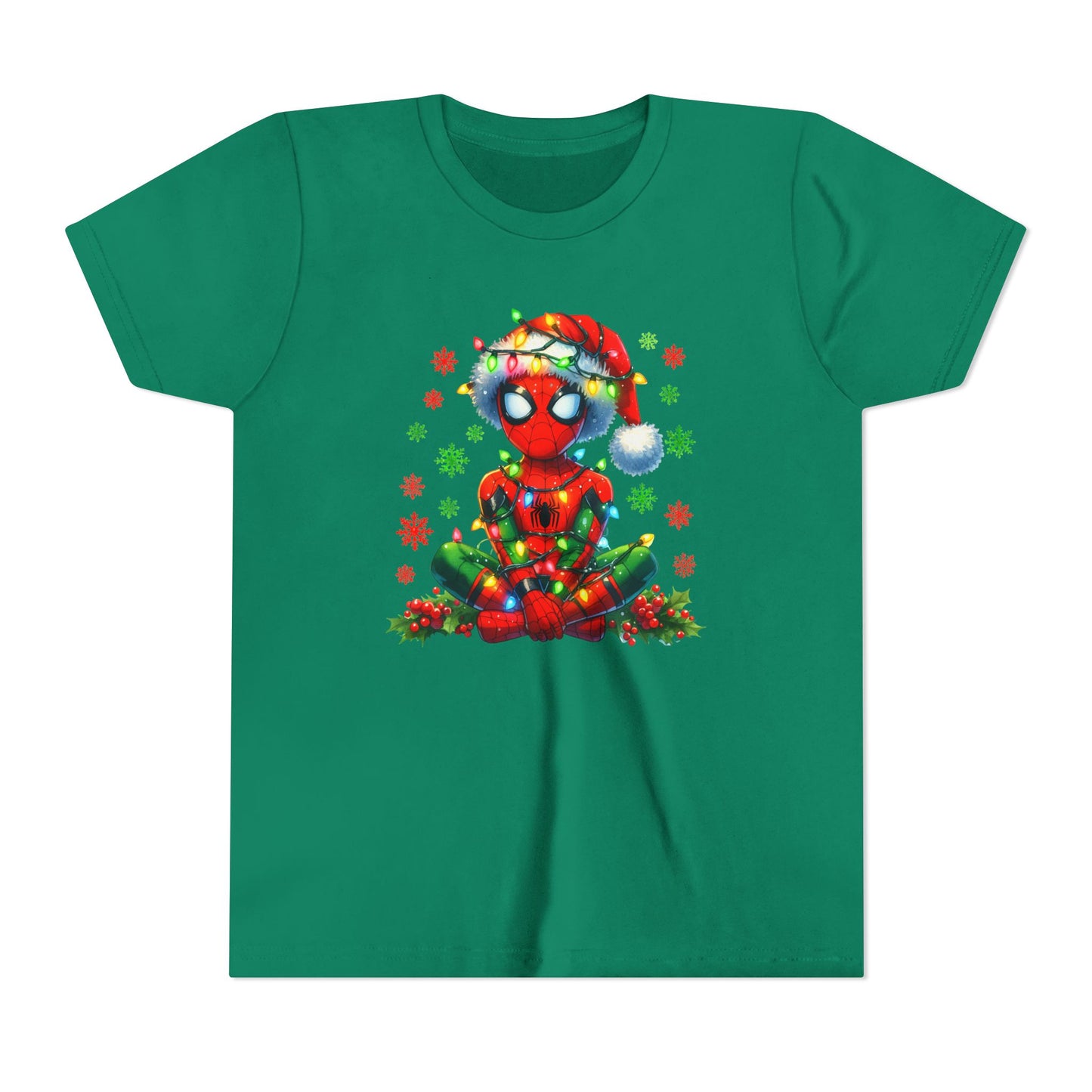 Spidey Christmas Youth Short Sleeve Tee
