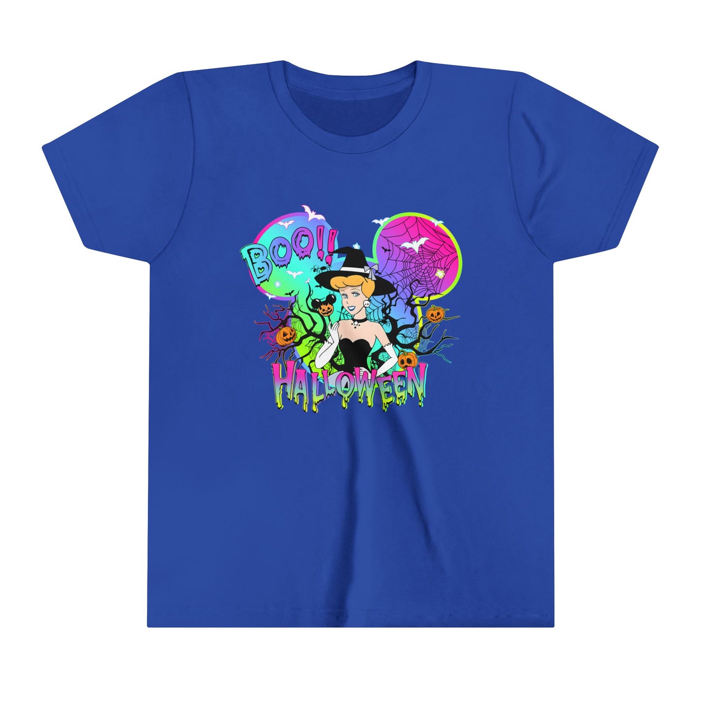Cinderella Boo! Halloween Youth Short Sleeve Tee