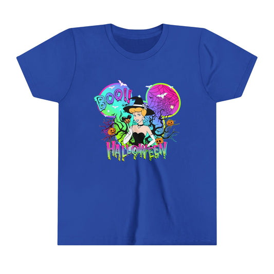 Cinderella Boo! Halloween Youth Short Sleeve Tee