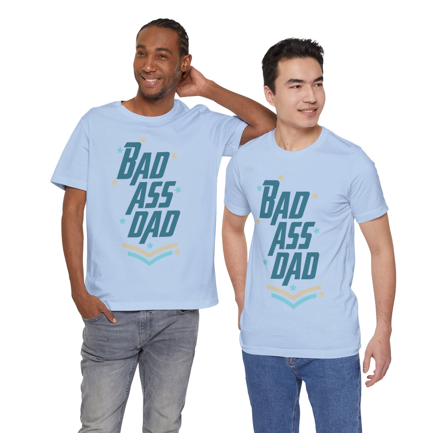 Bad Ass Dad Jersey Short Sleeve Tee
