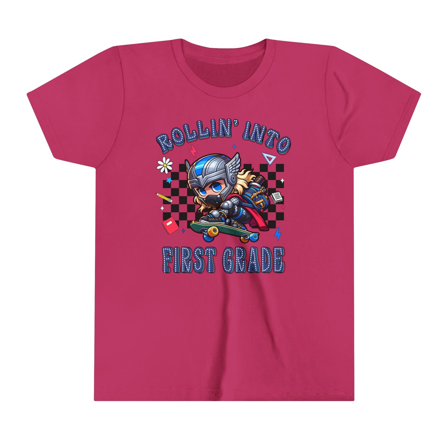 THOR - Rollin' Into 1st Grade Youth Short Sleeve Tee