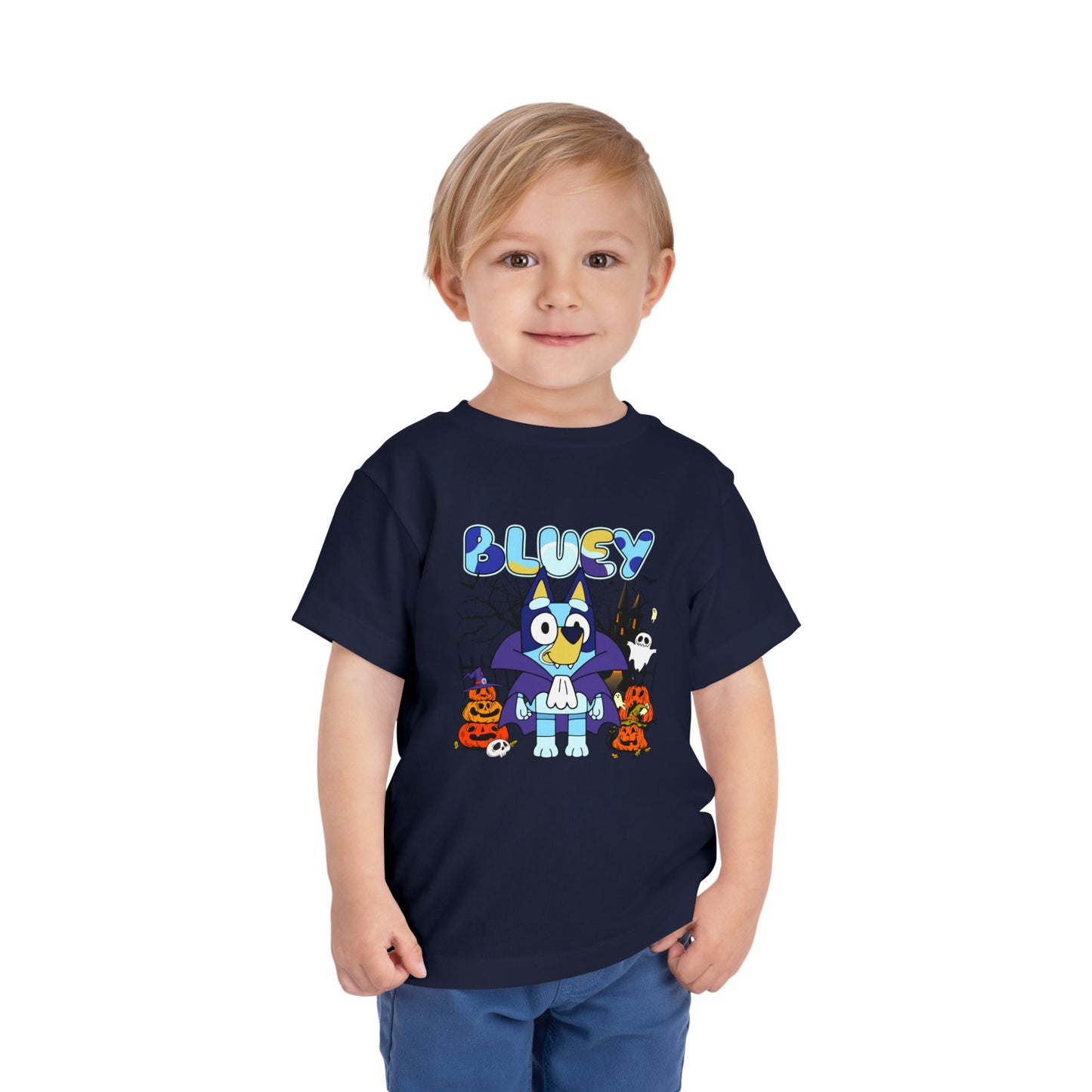 Bluey vampire Toddler Short Sleeve Tee