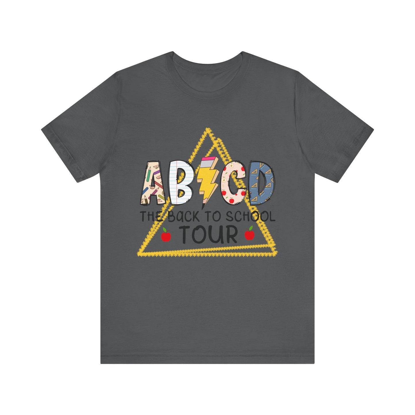 ABCD The Back to School Tour (front/back) Jersey Short Sleeve Tee