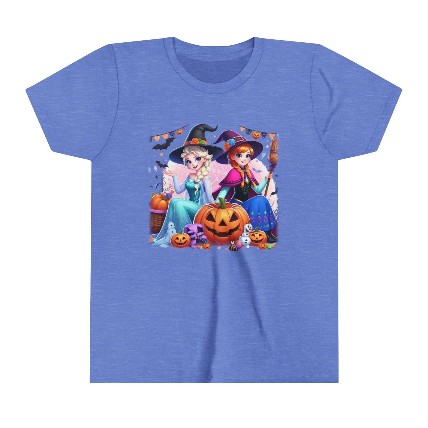 Elsa & Anna Youth Short Sleeve Tee
