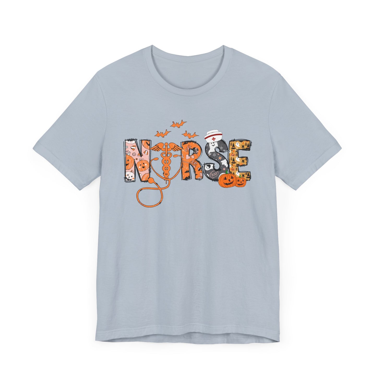 Nurse Halloween Jersey Short Sleeve Tee