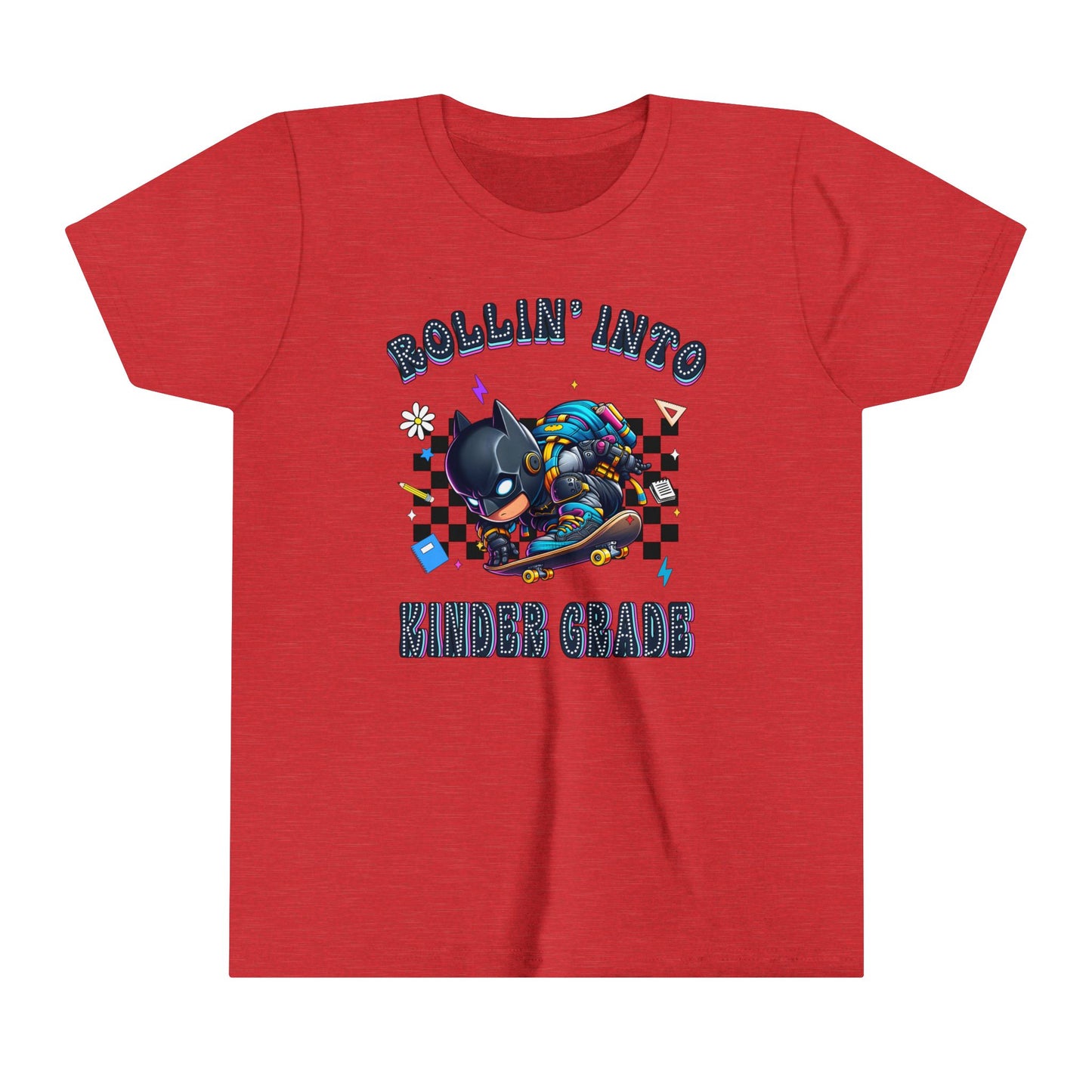 BATMAN - Rollin' Into Kinder Grade Youth Short Sleeve Tee