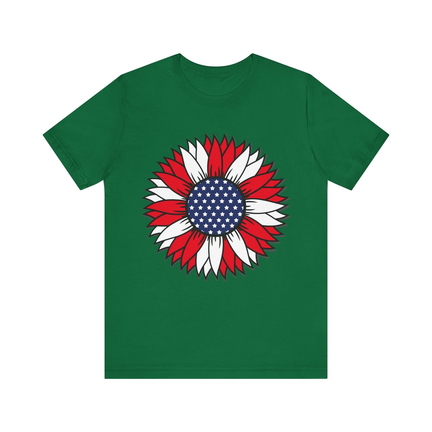 American Sunflower Jersey Short Sleeve Tee