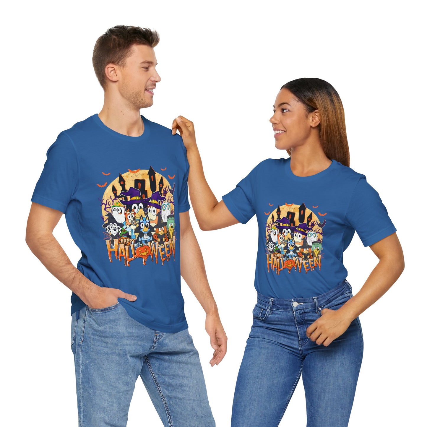 Happy Halloween Jersey Short Sleeve Tee
