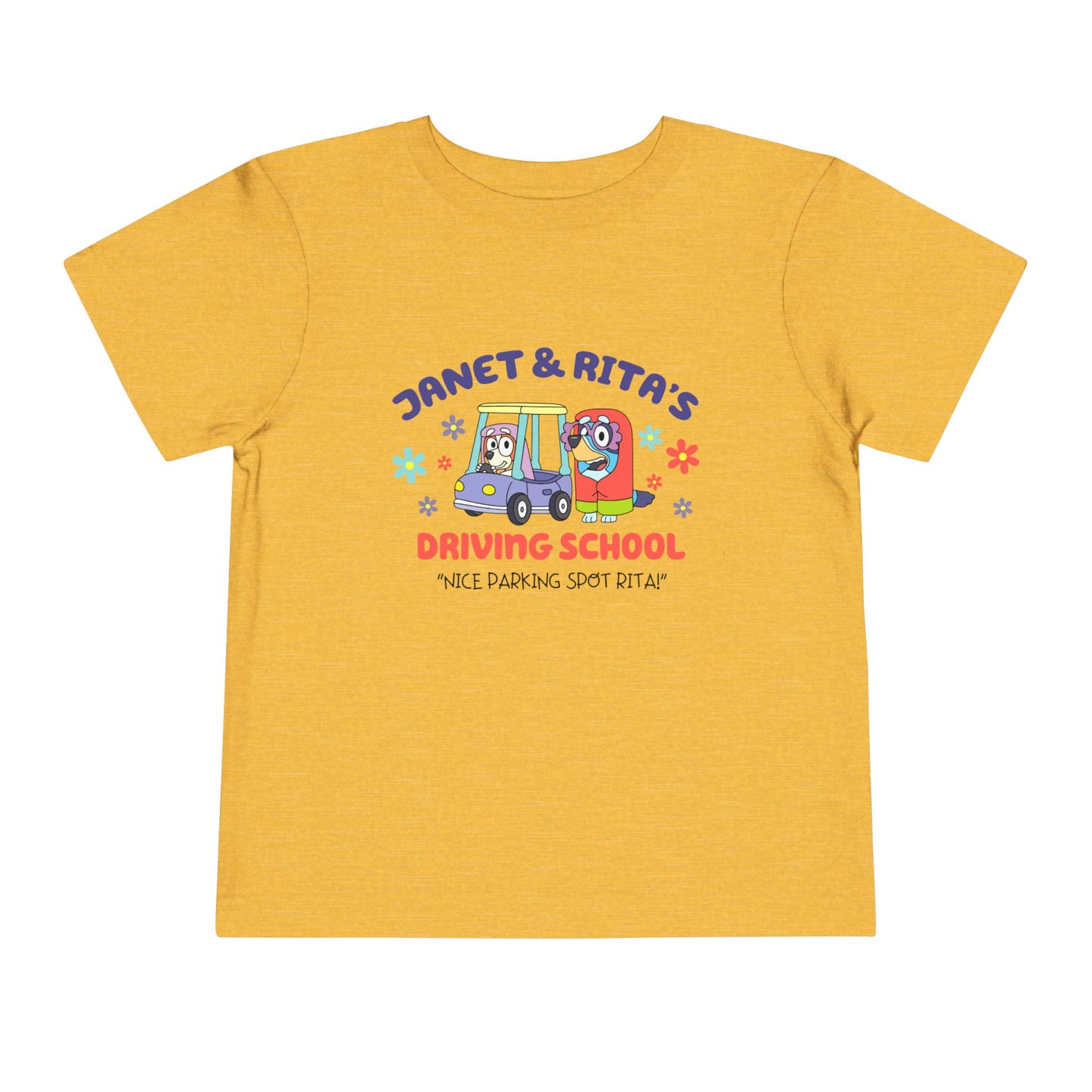 Janet & Rita's Driving School Toddler Short Sleeve Tee