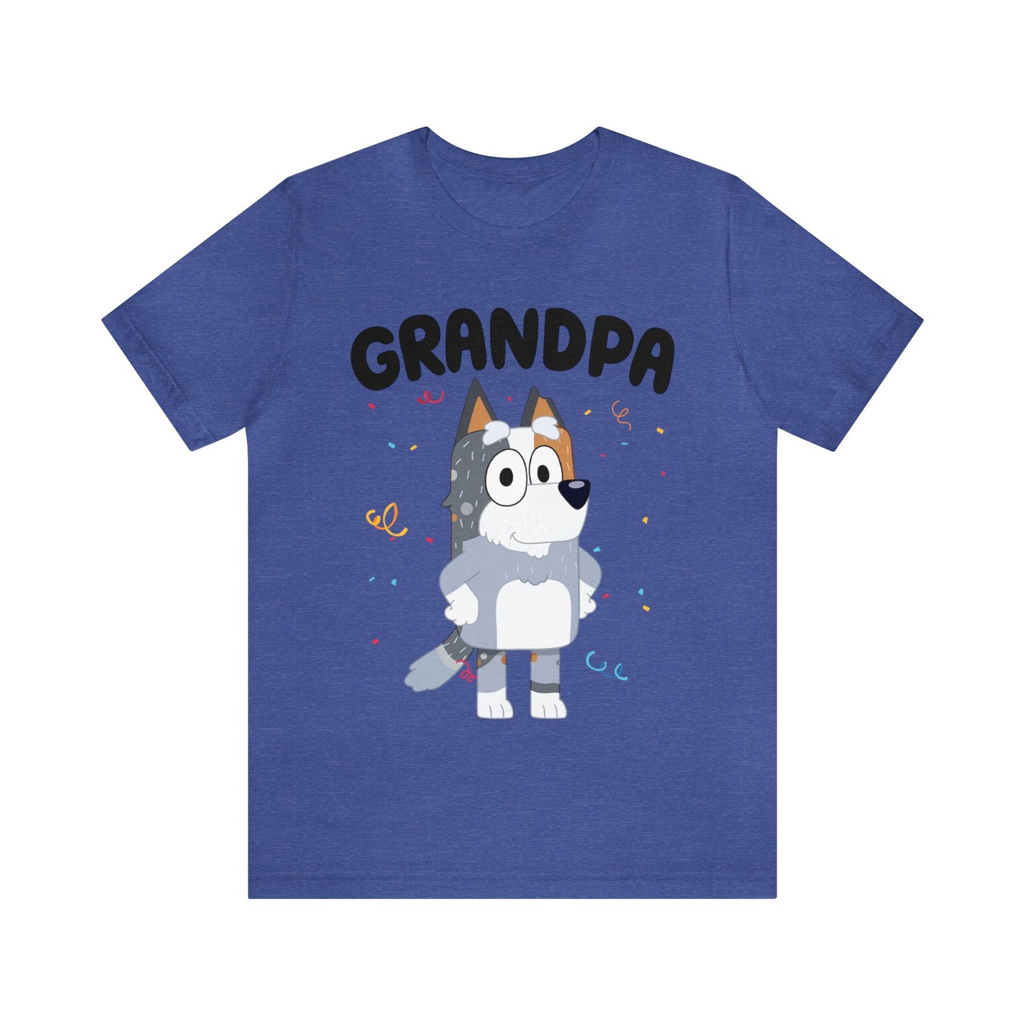 Grandpa Bluey Birthday Short sleeve Tshirt