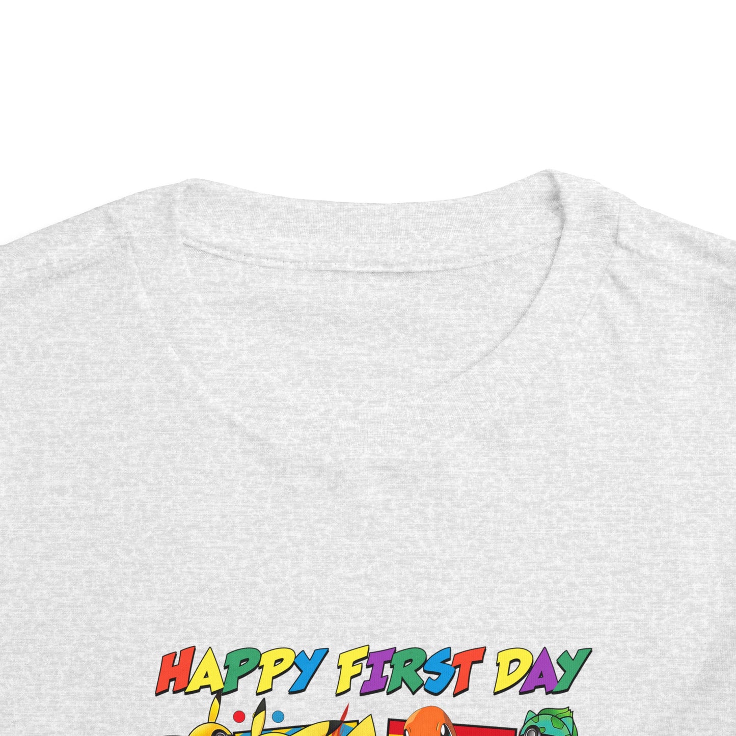 Happy First Day of School Toddler Short Sleeve Tee