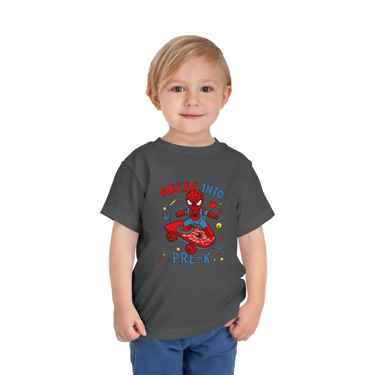 Rollin' Into Pre-K Toddler Short Sleeve Tee