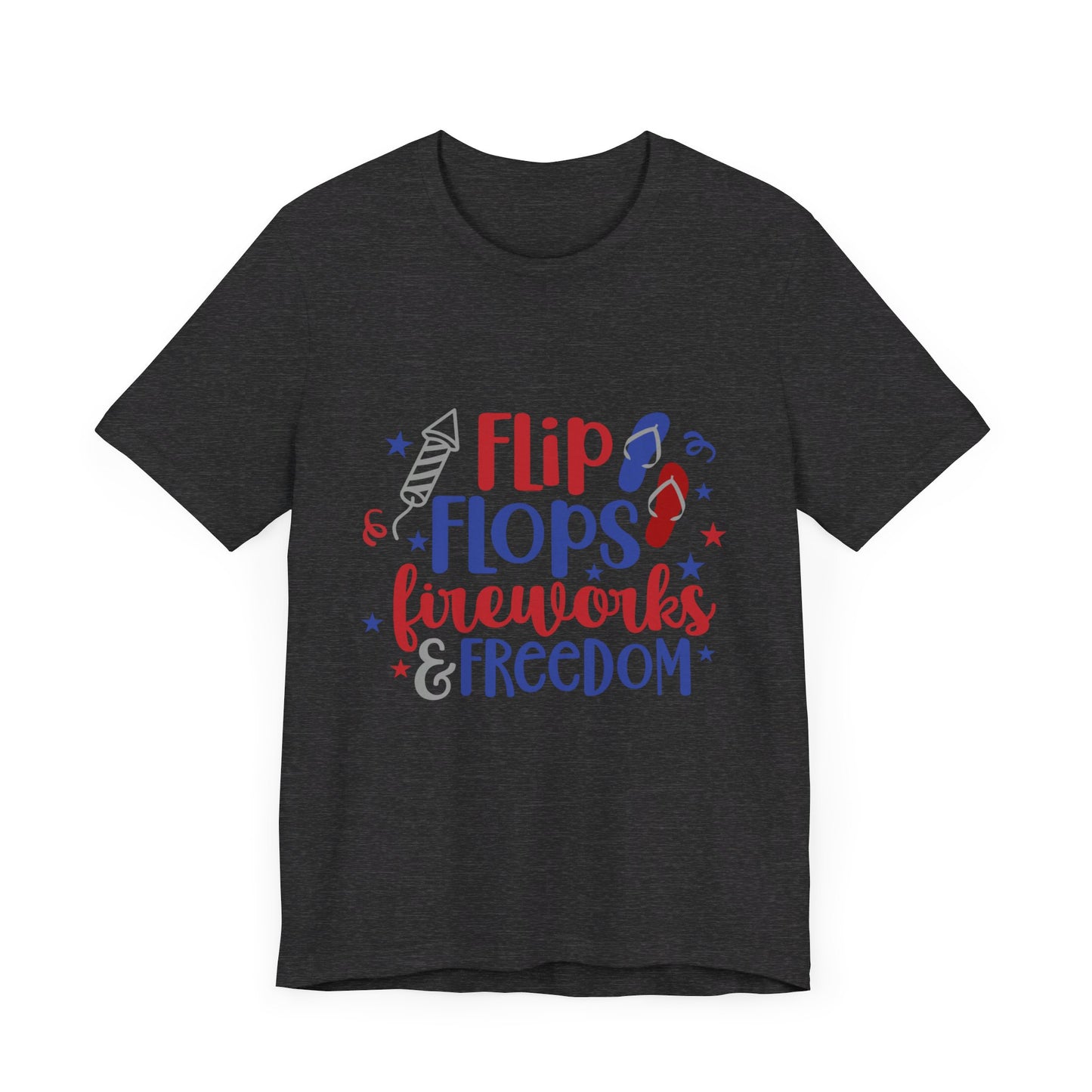 Flip Flops & Fireworks Jersey Short Sleeve Tee