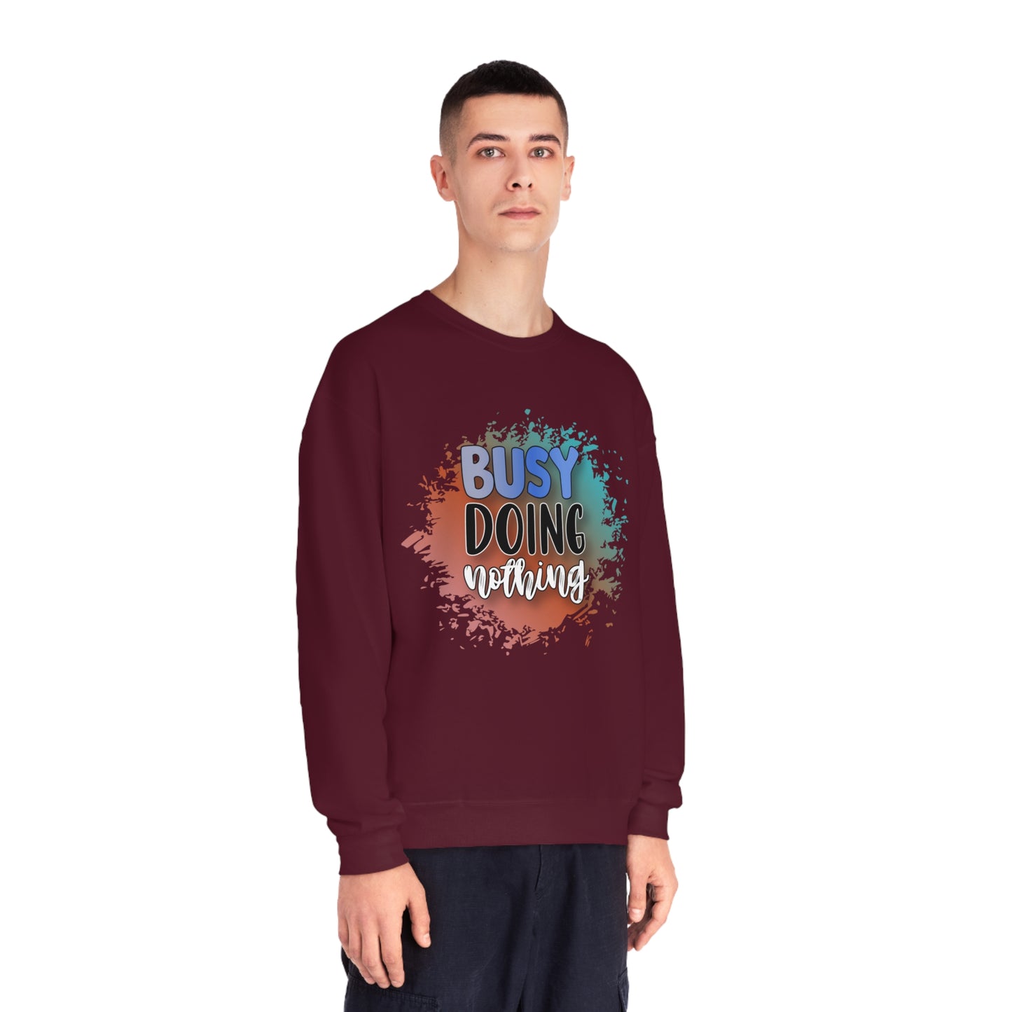 Busy Doing Nothing Crewneck Sweatshirt