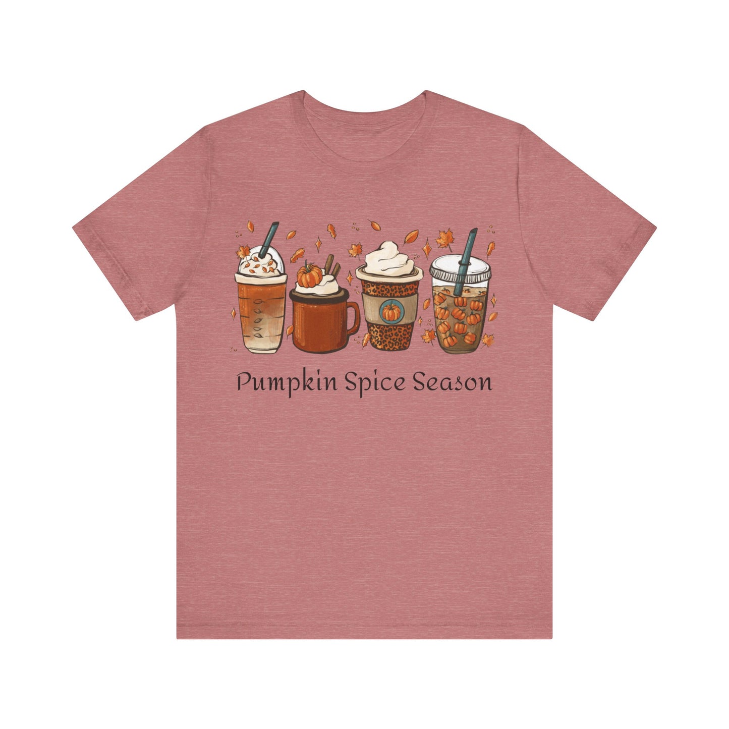 Pumpkin Spice Season Jersey Short Sleeve Tee