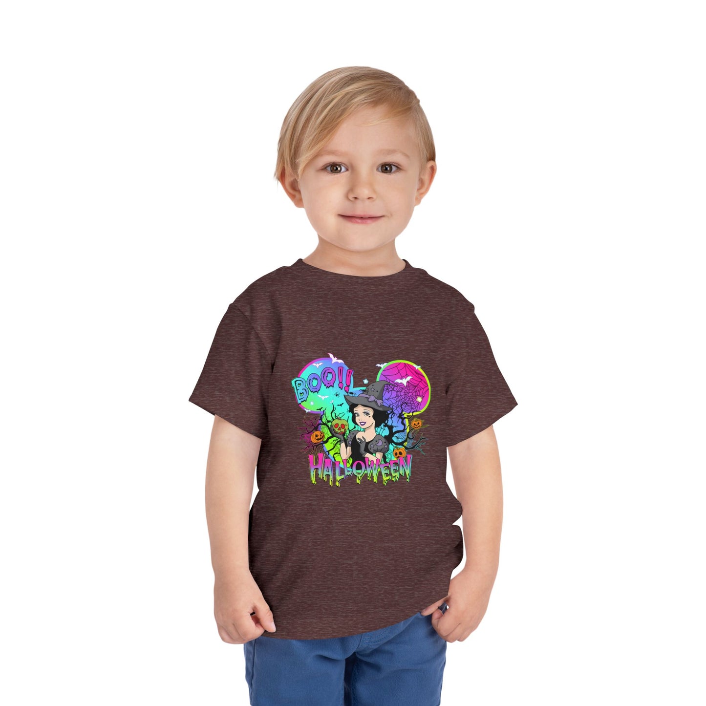 Snow White Boo! Halloween Toddler Short Sleeve Tee