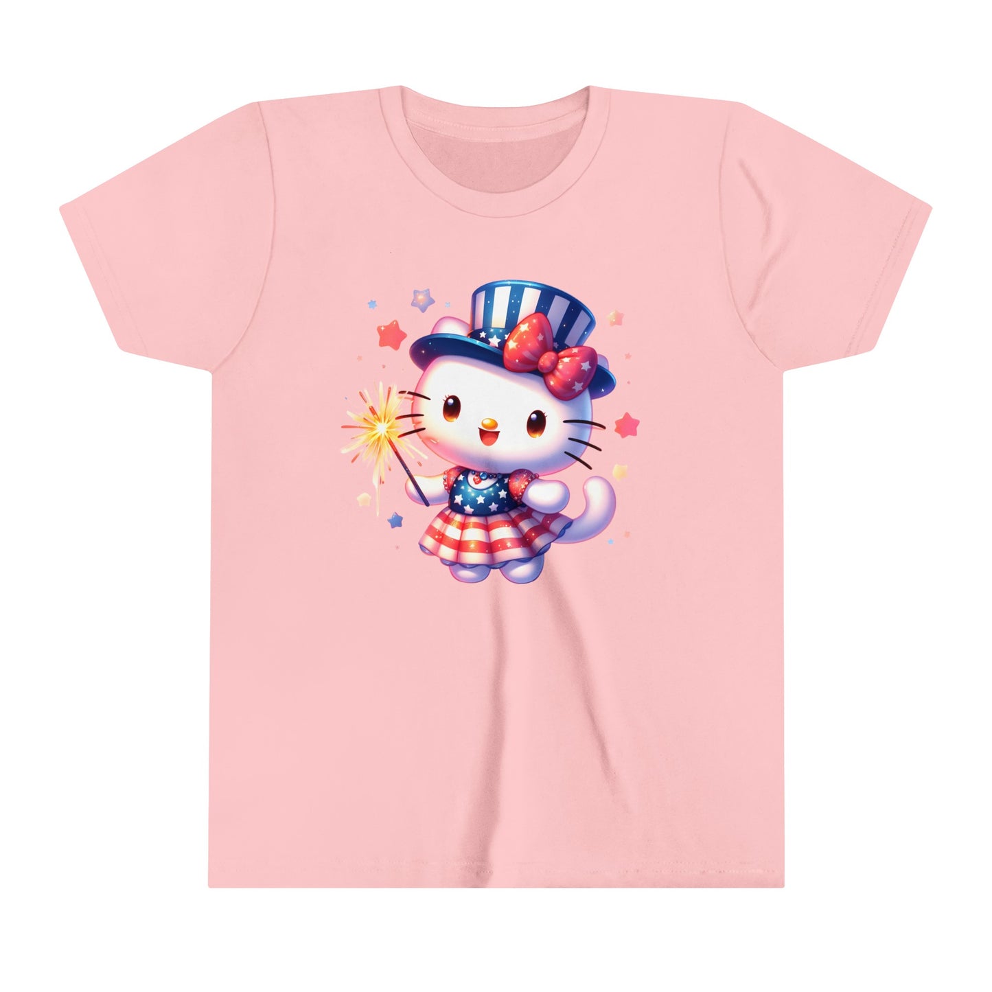 Sparkler Hello Kitty Youth Short Sleeve Tee