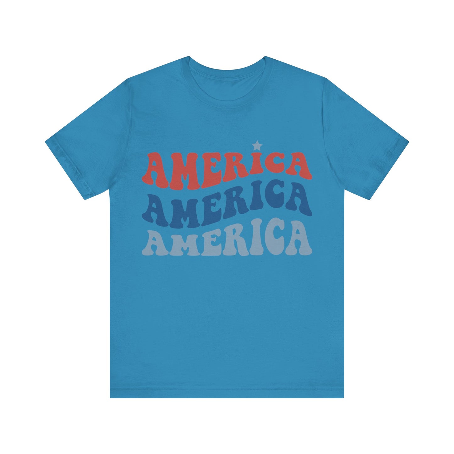 AMERICA Jersey Short Sleeve Tee