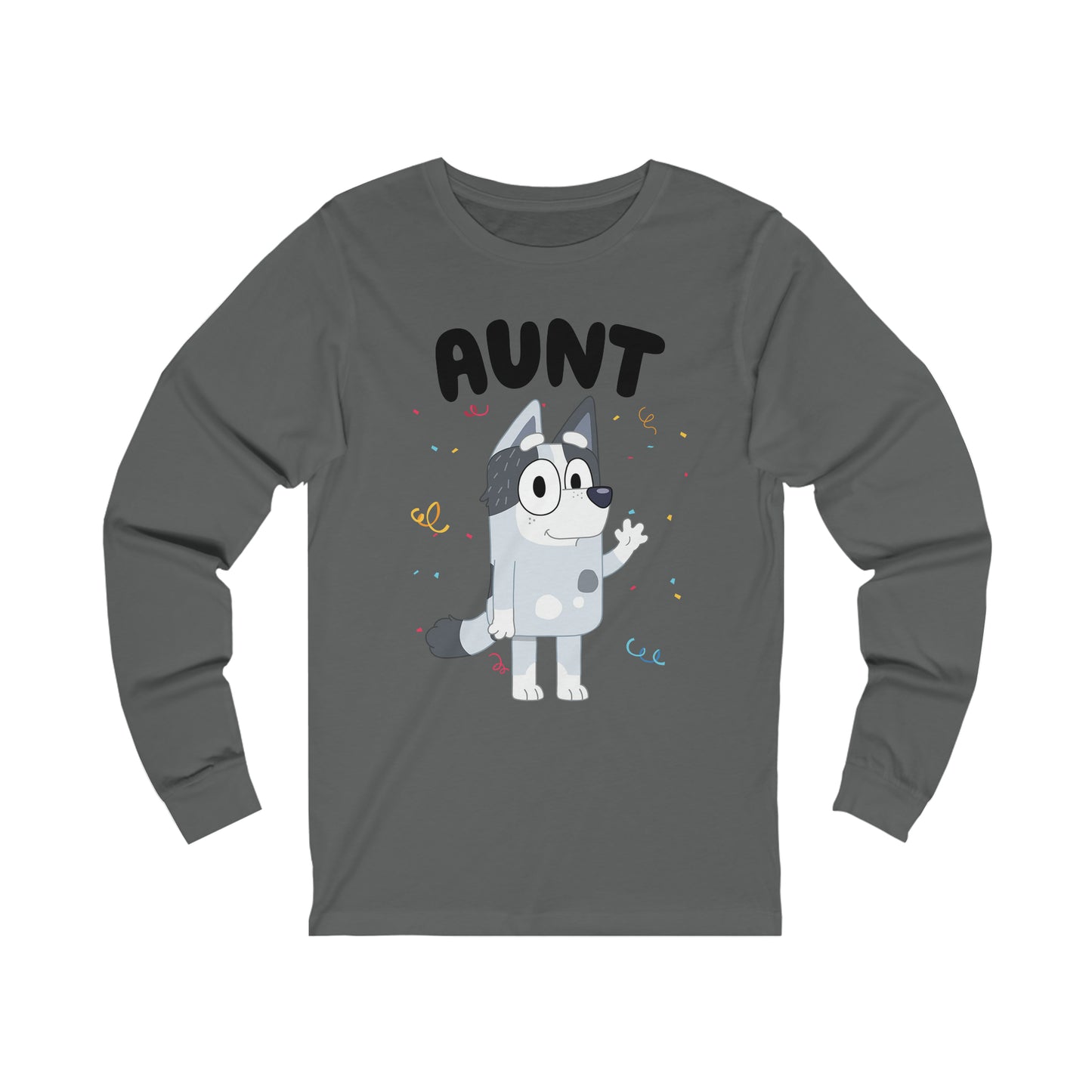 Aunt Bluey Birthday long sleeve Tshirt
