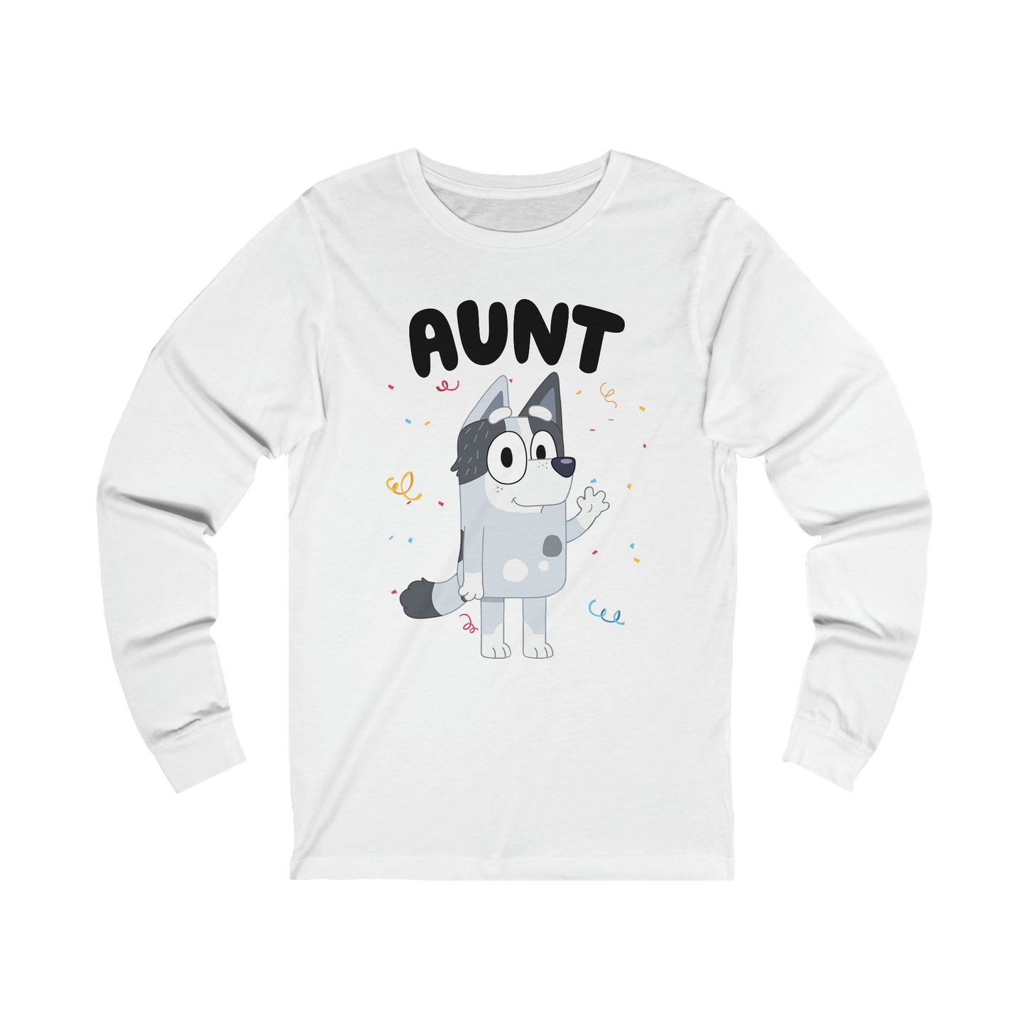 Aunt Bluey Birthday long sleeve Tshirt