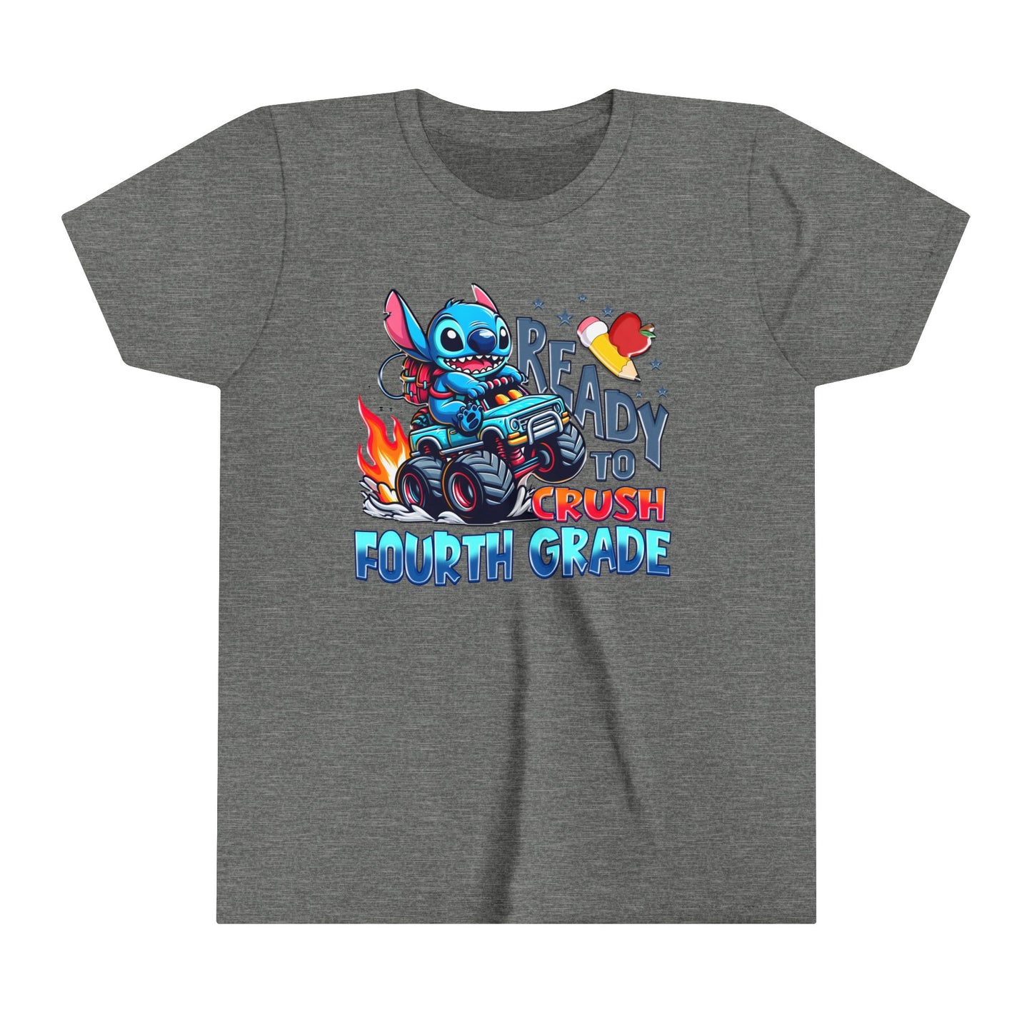 Ready to Crush Fourth Grade Youth Short Sleeve Tee
