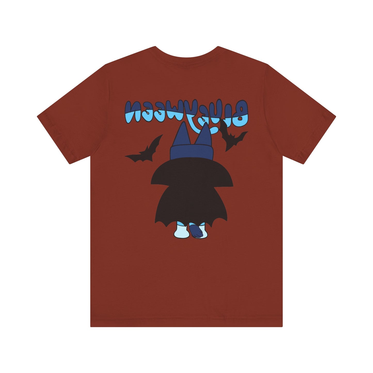 Blueyween "Blue Vampire" (front and back) Jersey Short Sleeve Tee