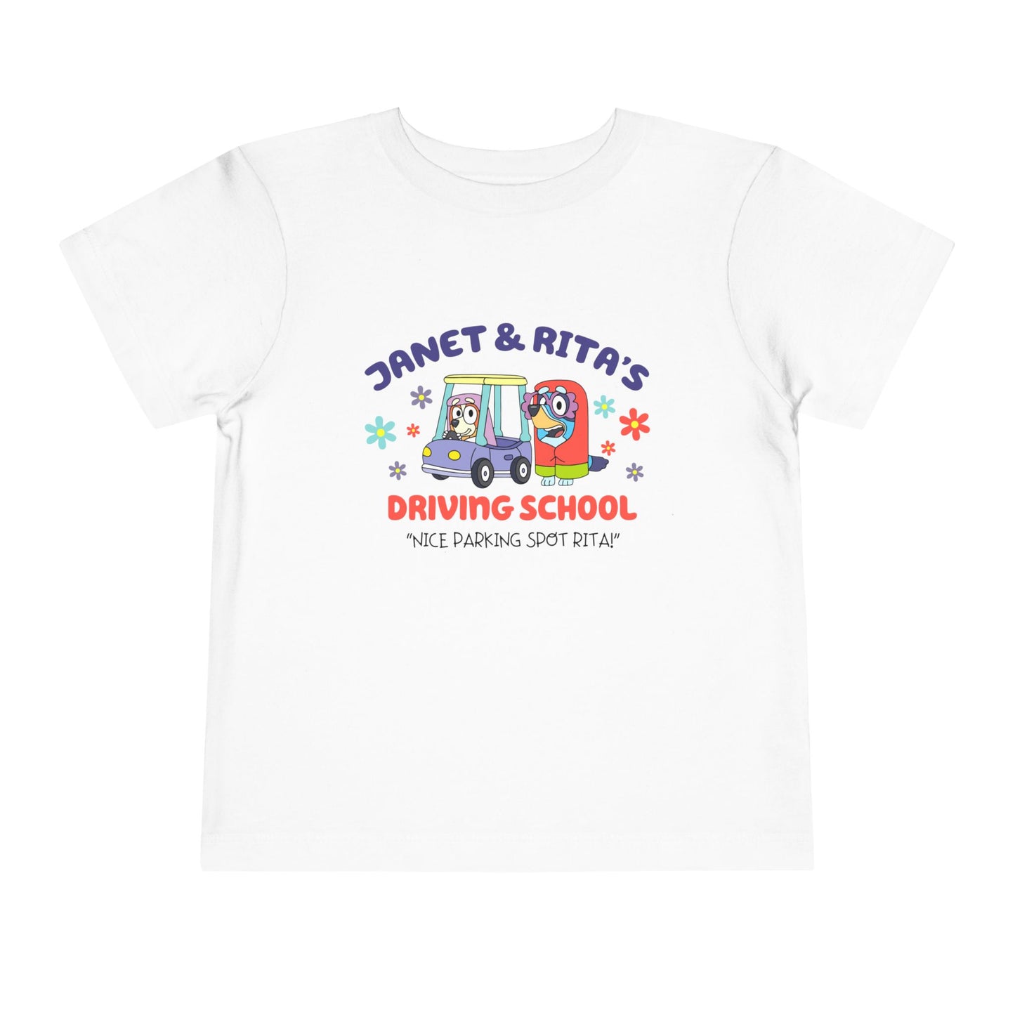 Janet & Rita's Driving School Toddler Short Sleeve Tee