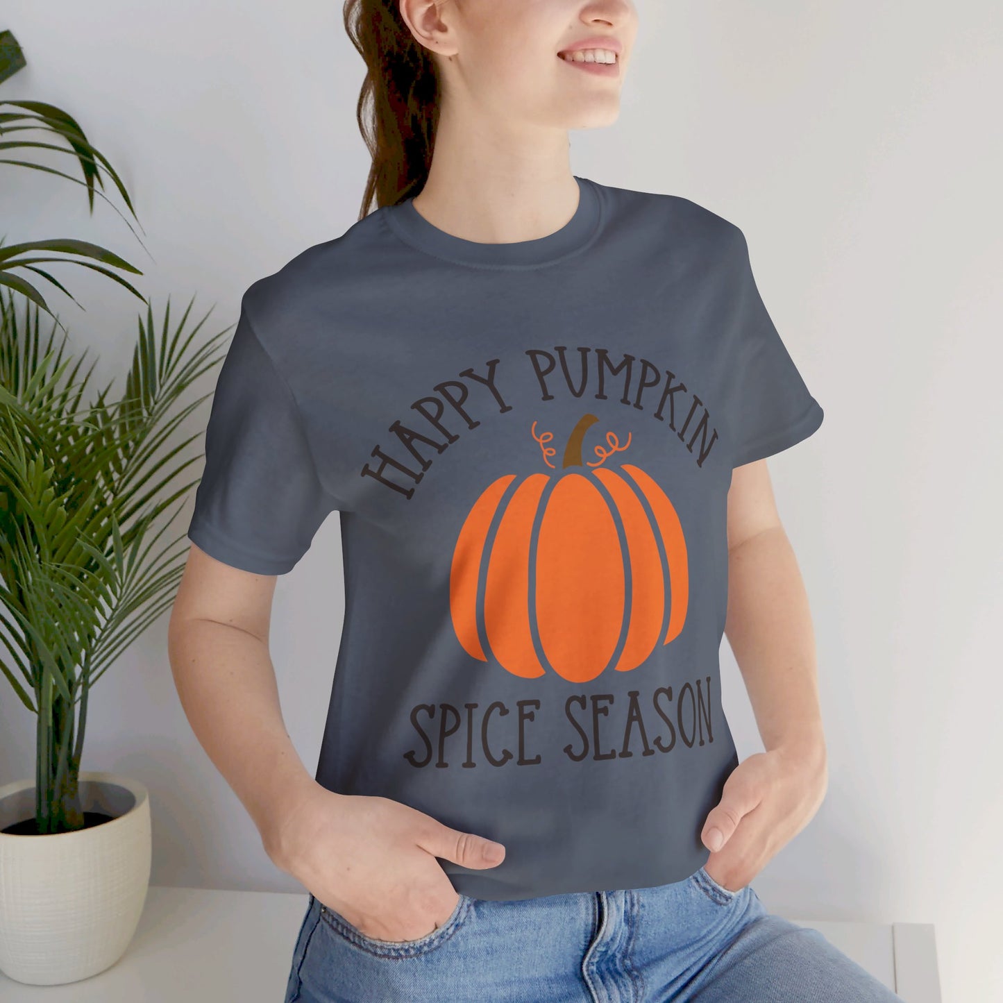 Happy Pumpkin Spice Season Jersey Short Sleeve Tee
