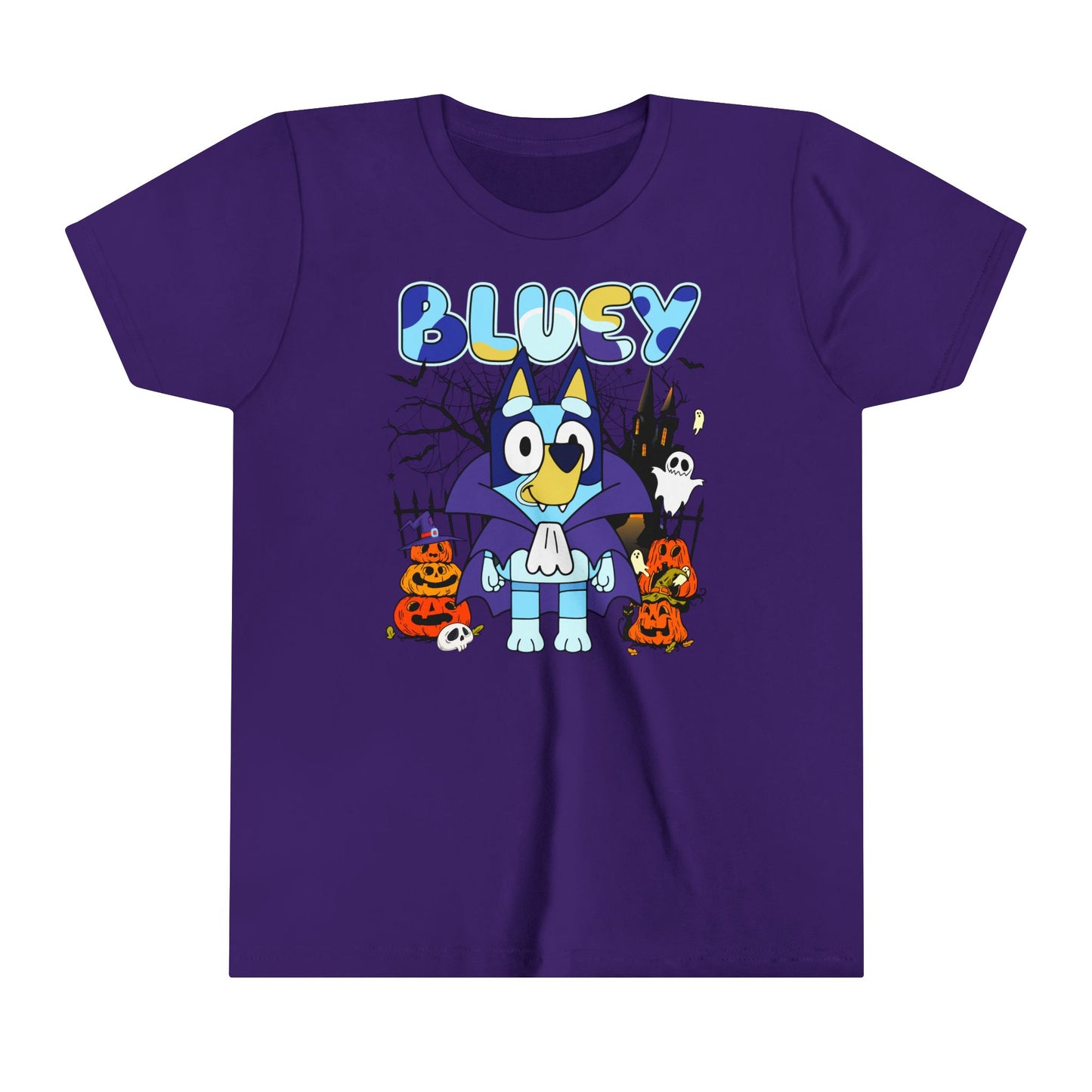 Blue vampire Youth Short Sleeve Tee