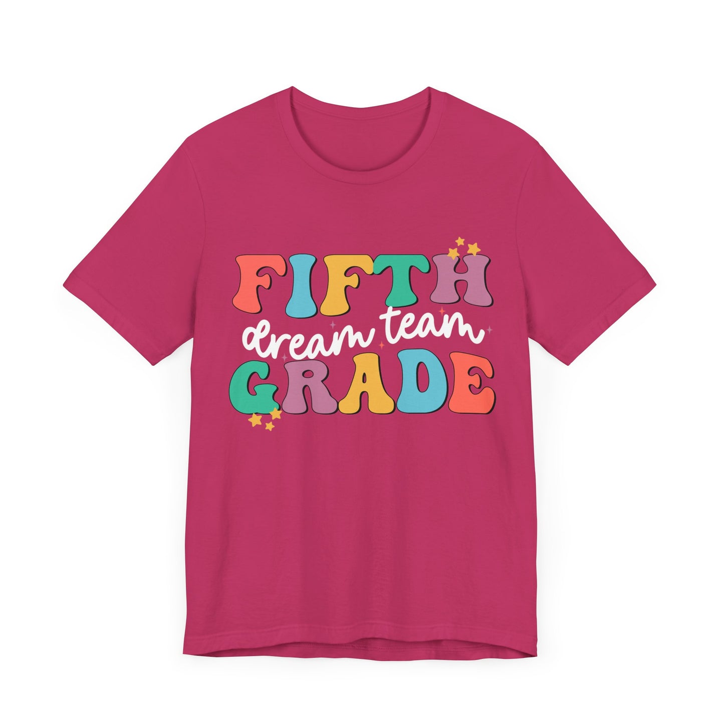 Fifth Grade Dream Team Jersey Short Sleeve Tee