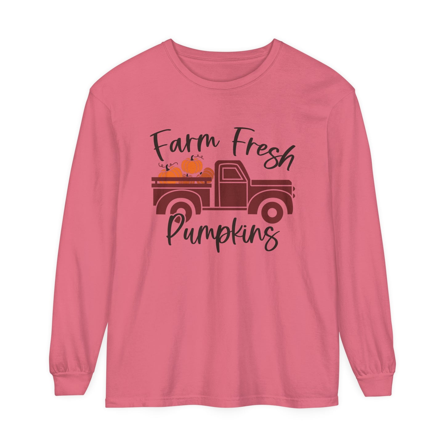 Farm Fresh Pumpkins Long Sleeve T-Shirt
