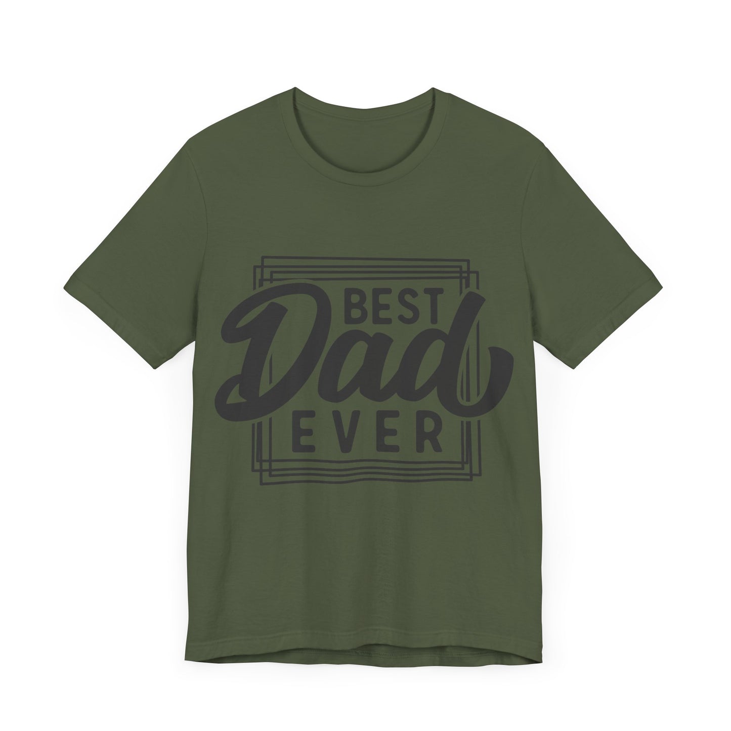 Best Dad Ever Jersey Short Sleeve Tee