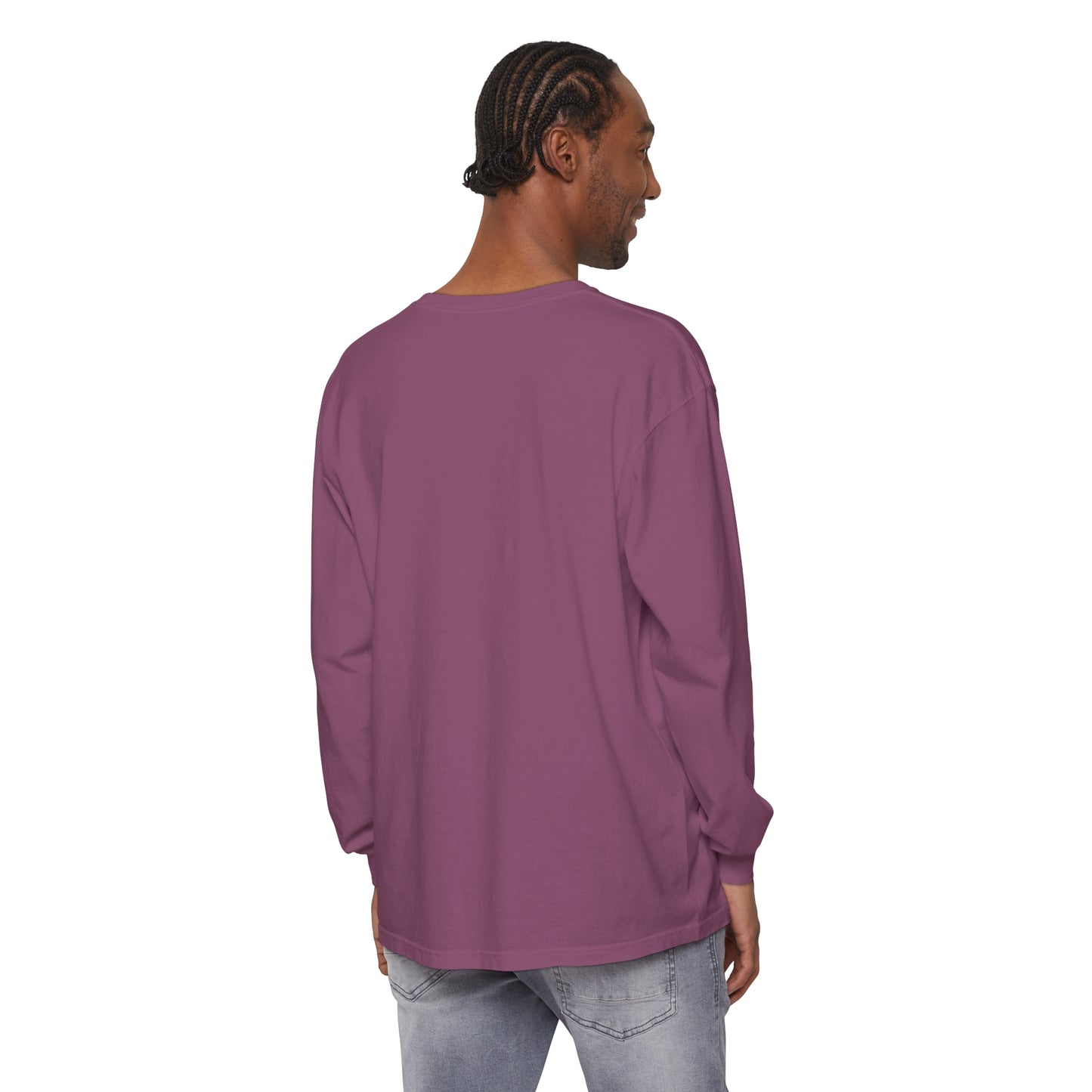 Happy Fall Garment-dyed Long Sleeve T-Shirt