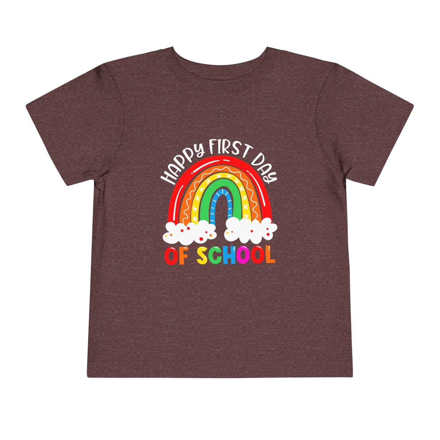 Happy First Day of School Toddler Short Sleeve Tee