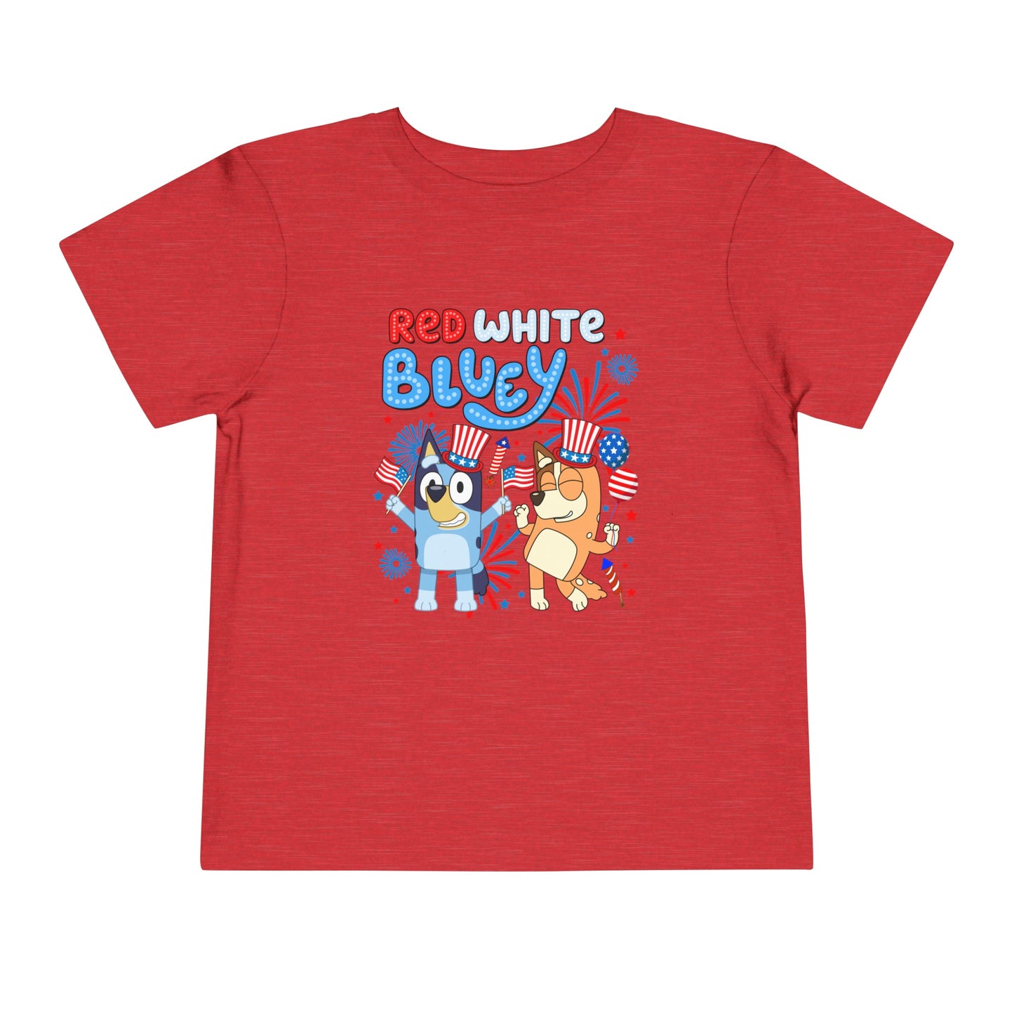 Red, White & Bluey Toddler Short Sleeve Tee