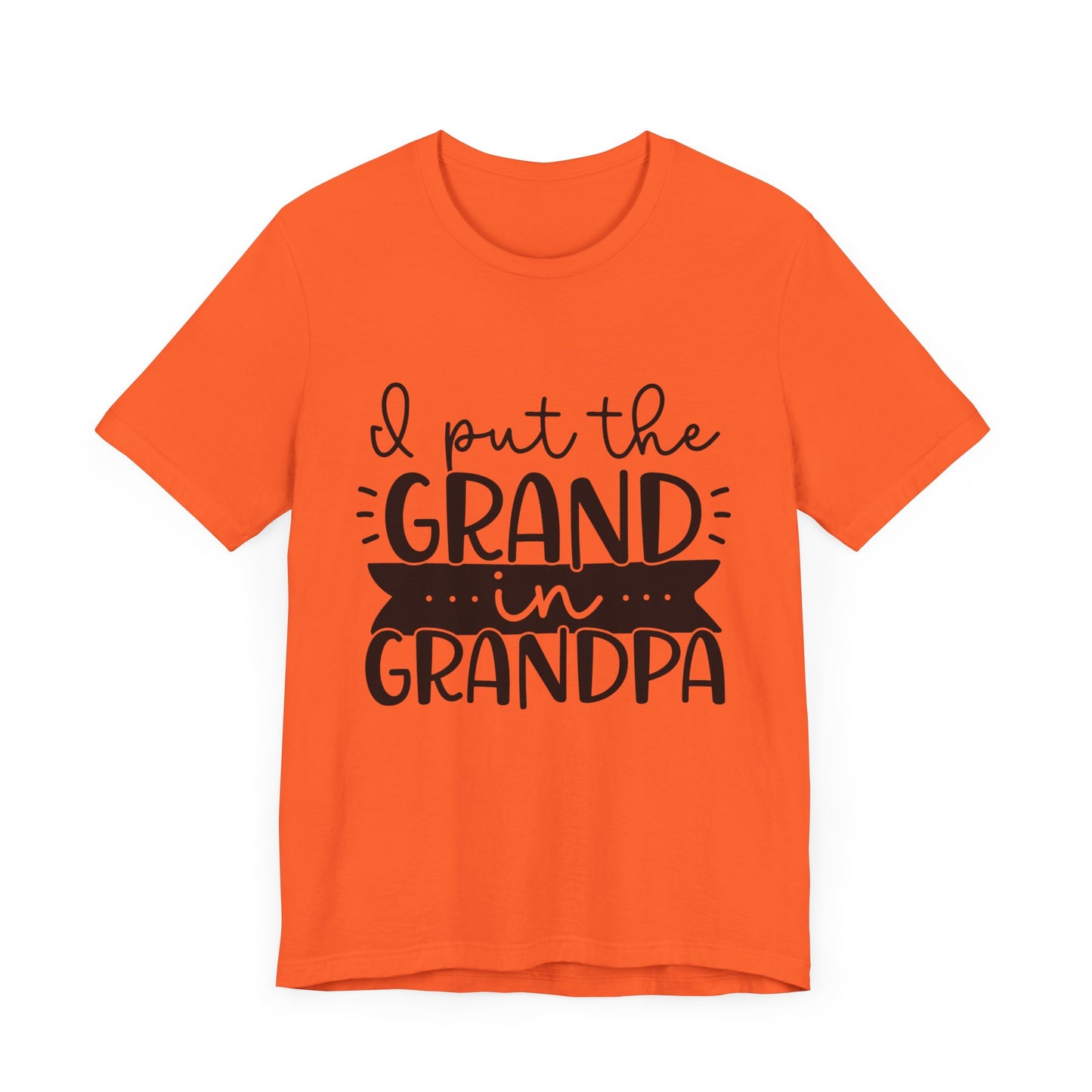I Put the Grand in Grandpa Jersey Short Sleeve Tee