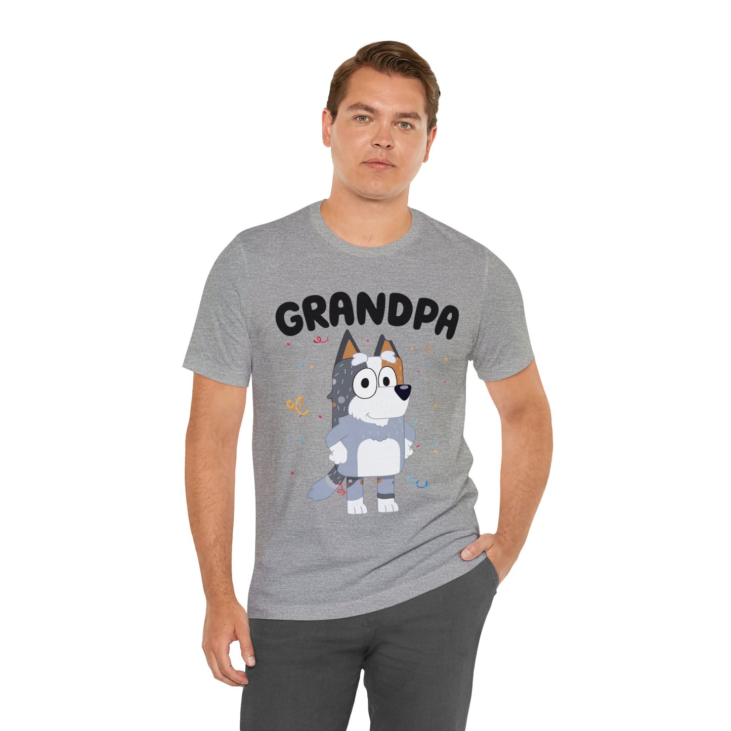 Grandpa Bluey Birthday Short sleeve Tshirt