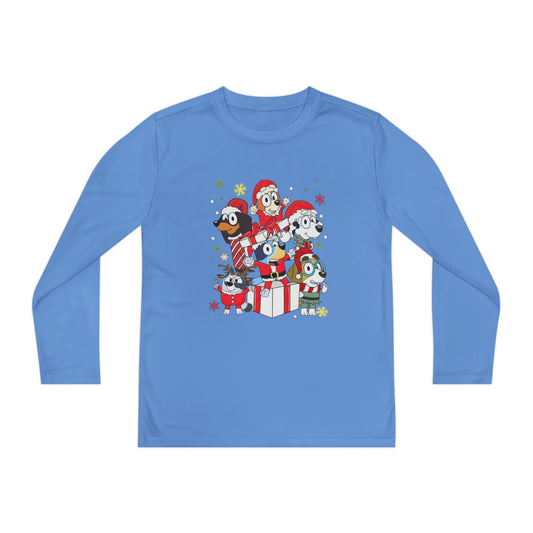 Christmas presents Youth Long Sleeve Competitor Tee