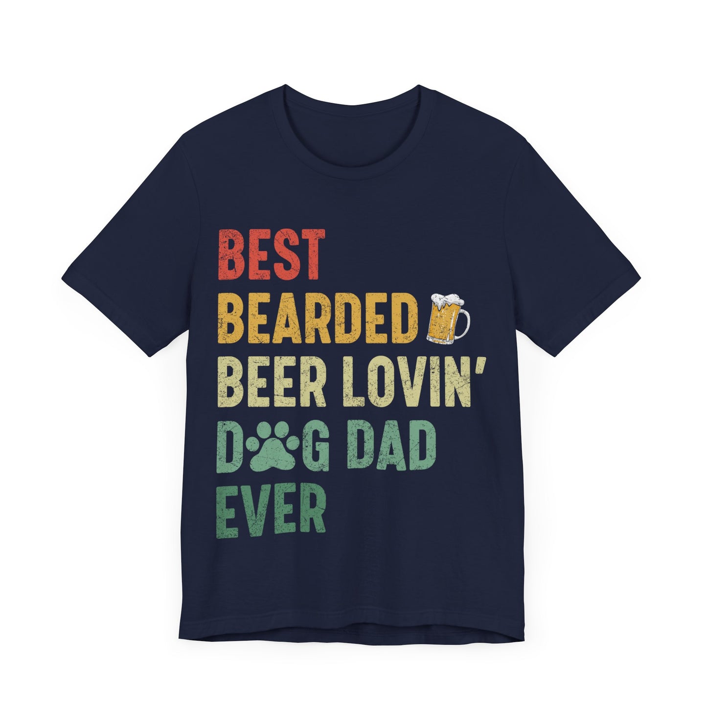 Best Dog Dad Jersey Short Sleeve Tee