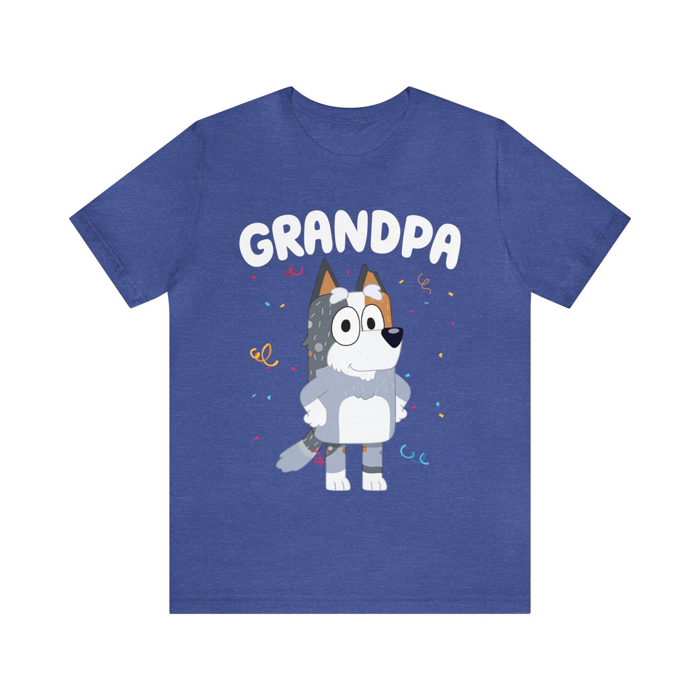 Grandpa Bluey Birthday Short sleeve Tshirt