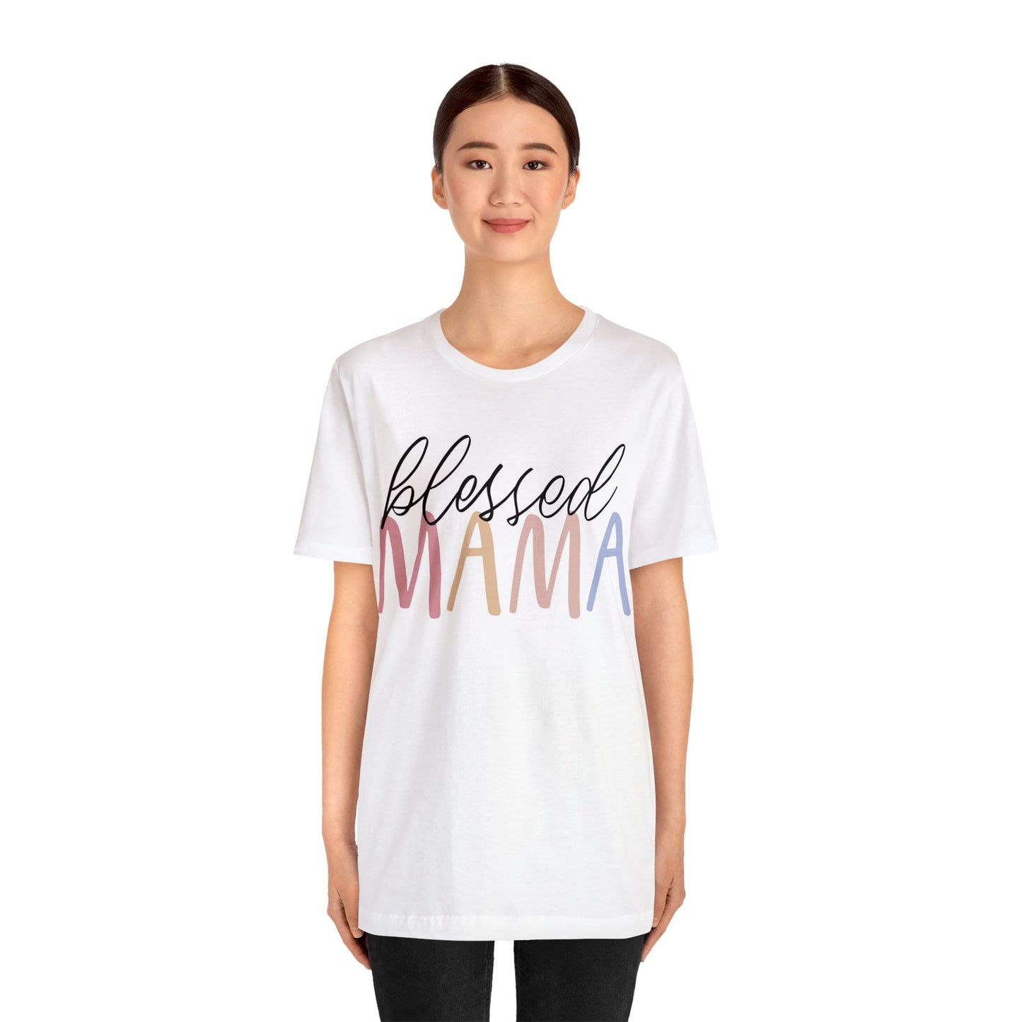 Blessed Mama short sleeve tshirt