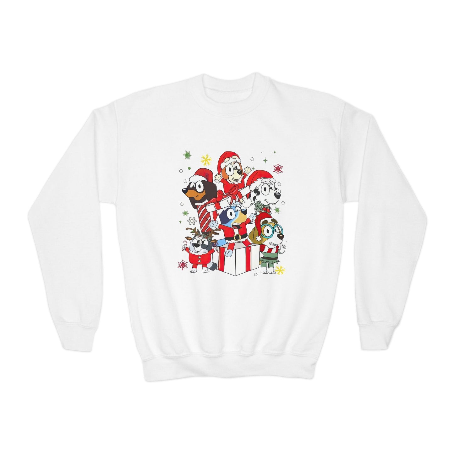 Christmas presents Youth Crewneck Sweatshirt